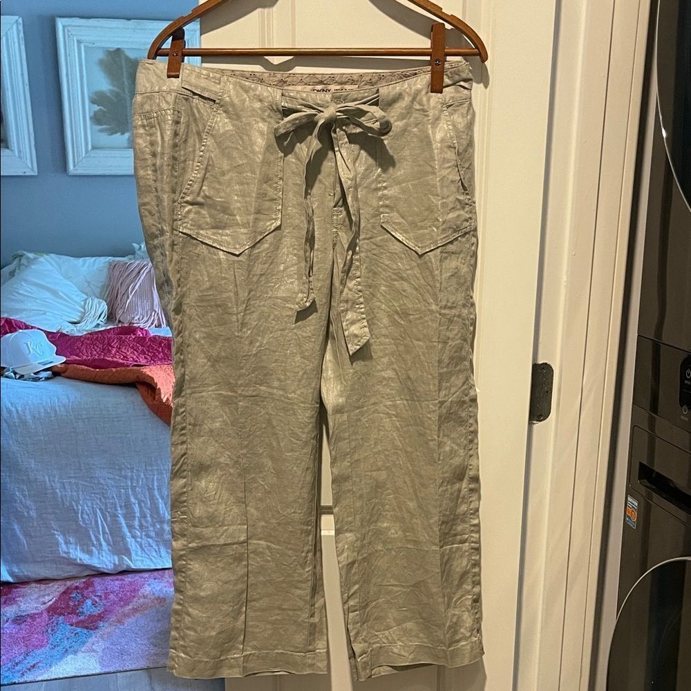 Women’s Shimmer linen Casual Linen Pants -